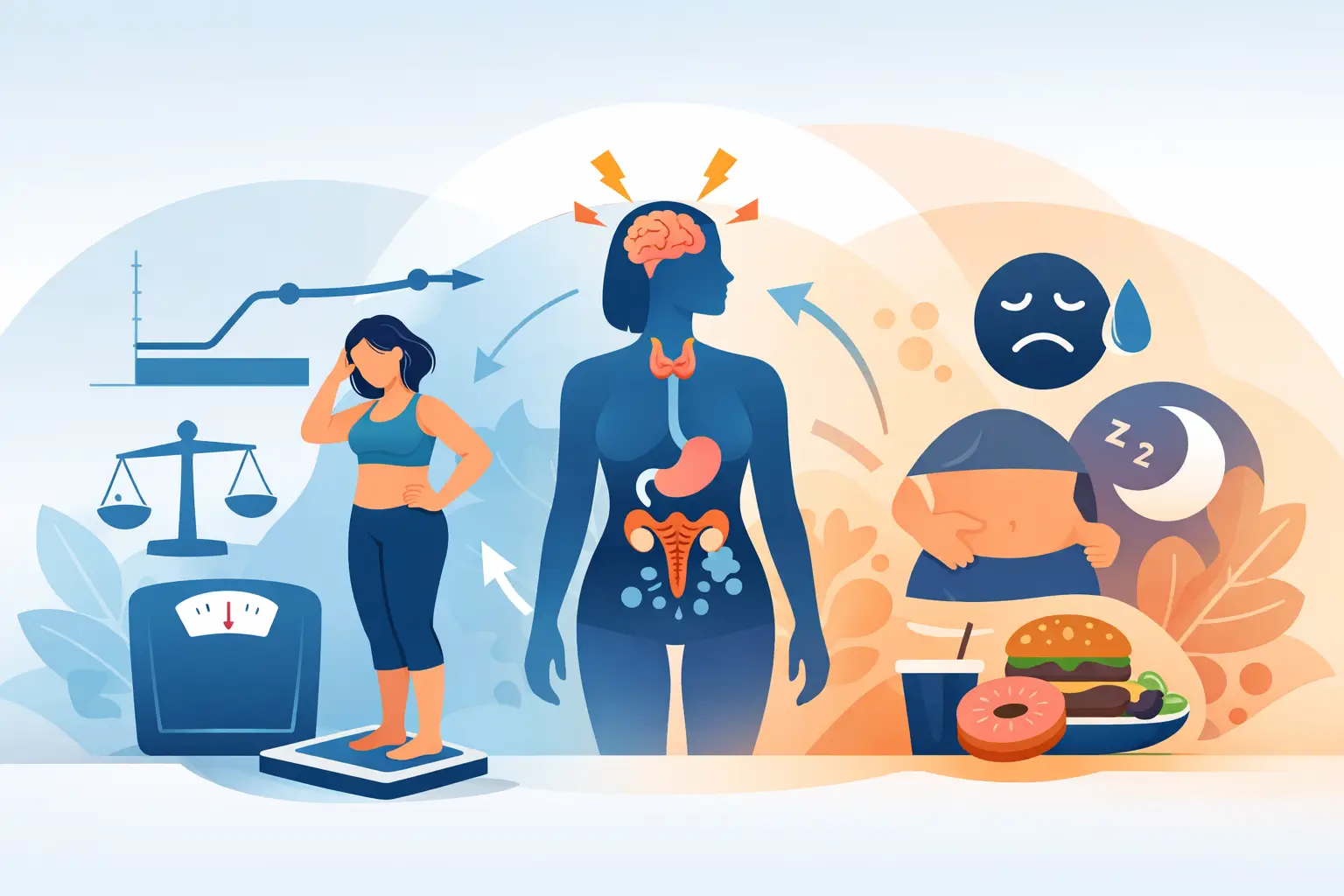 Weight Loss Plateau Hormone Imbalance Signs