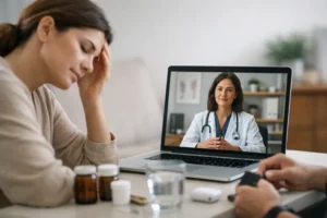 How Telehealth Treats Hormonal Fatigue Safely
