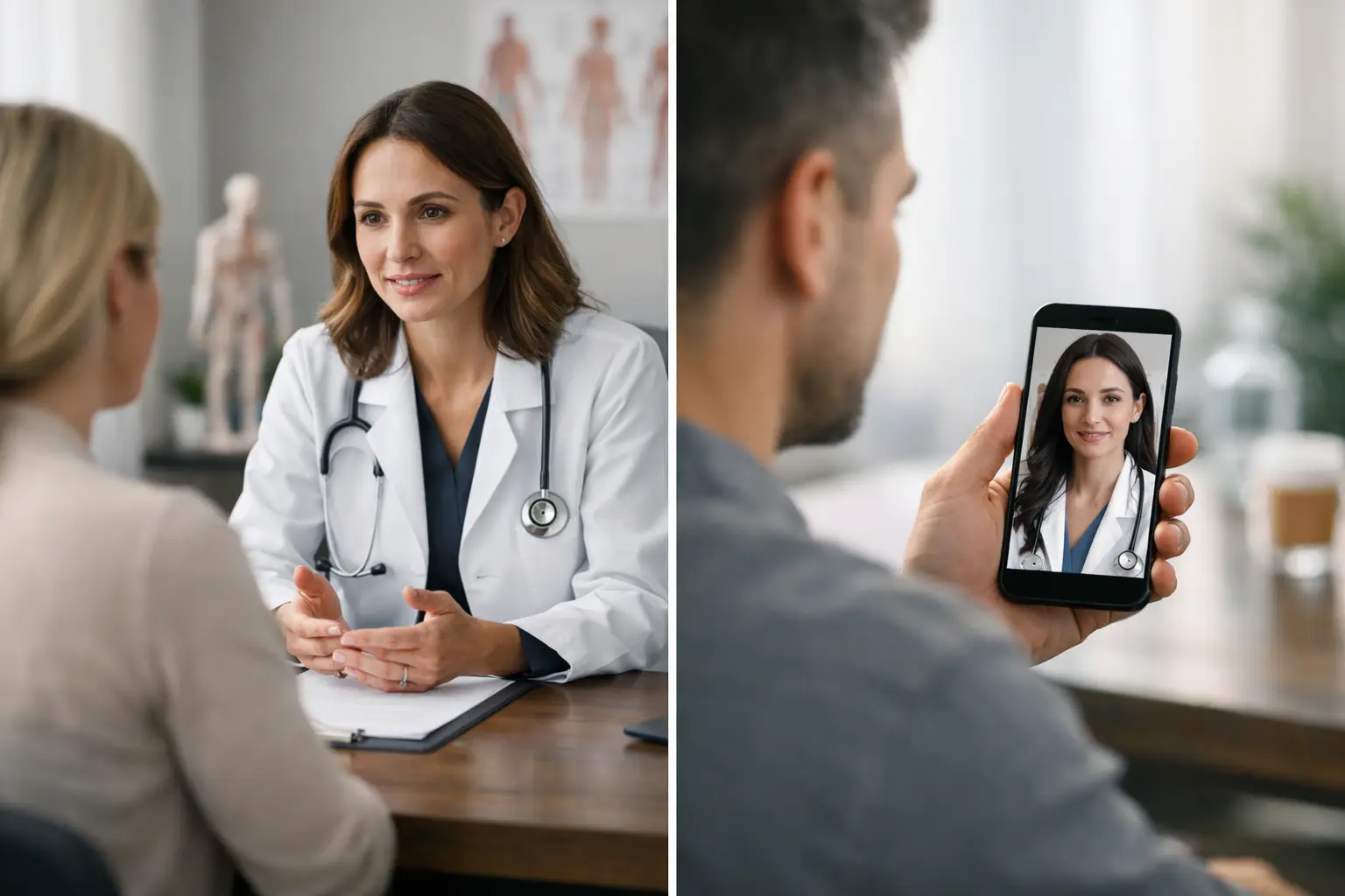 Physician Care vs Telehealth Apps: Key Differences